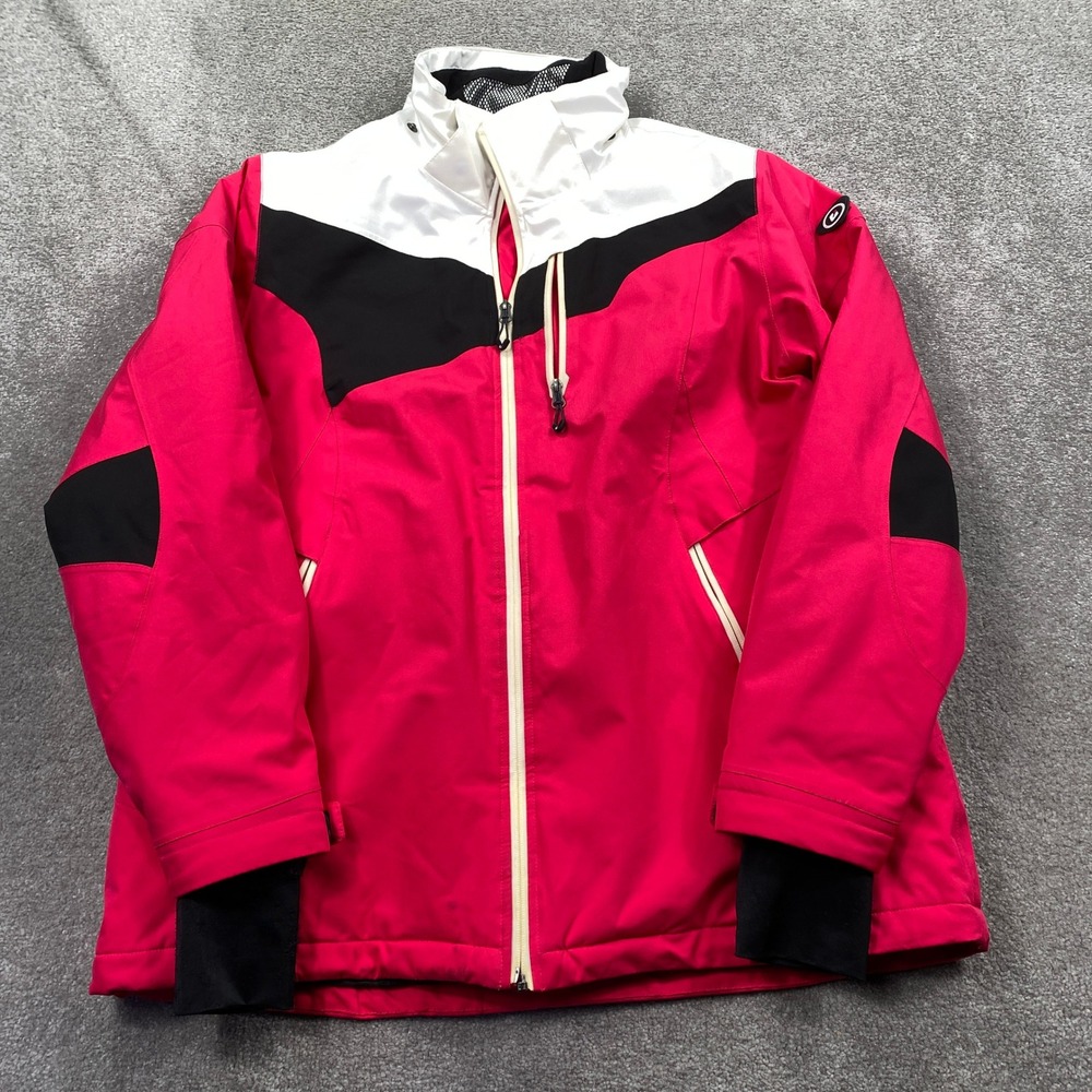 Killtec Level 5 Ski Jacket Womens 16 Pink Colorblock Waterproof Windproof Coat